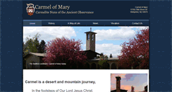 Desktop Screenshot of carmelofmary.org