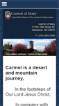 Mobile Screenshot of carmelofmary.org